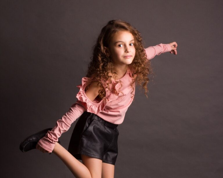 little girl dancing - embrace your bold